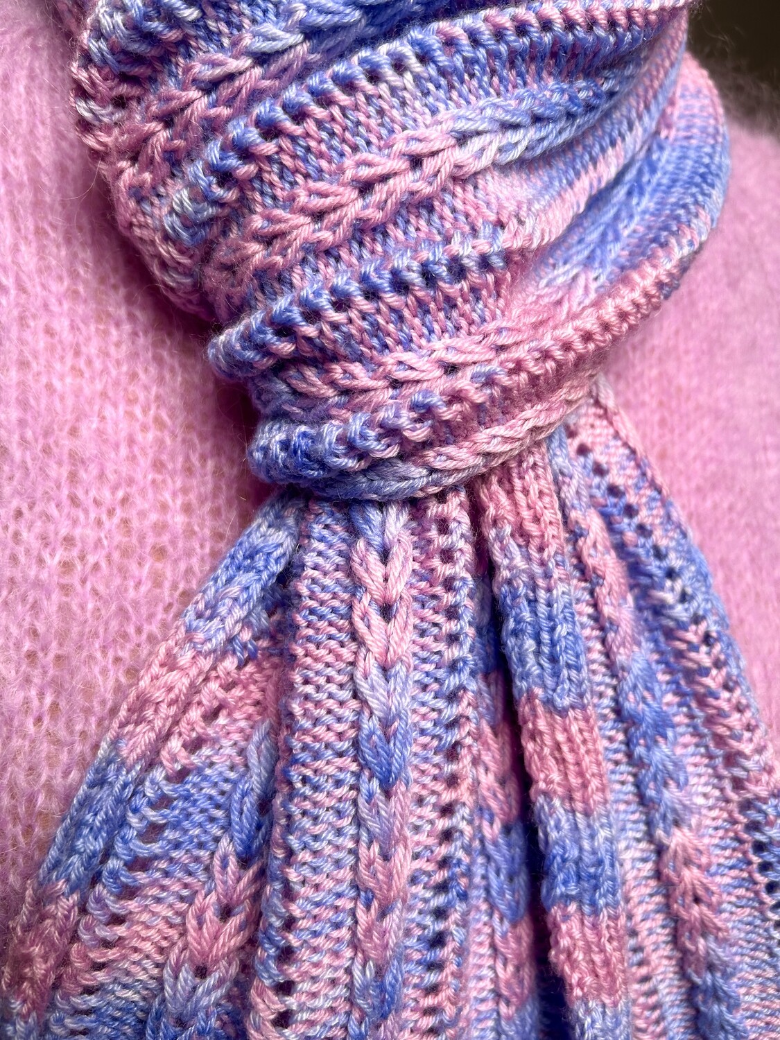 »Herzchen-Schal« Strickanleitung »Herzchen-Schal« Strickanleitung