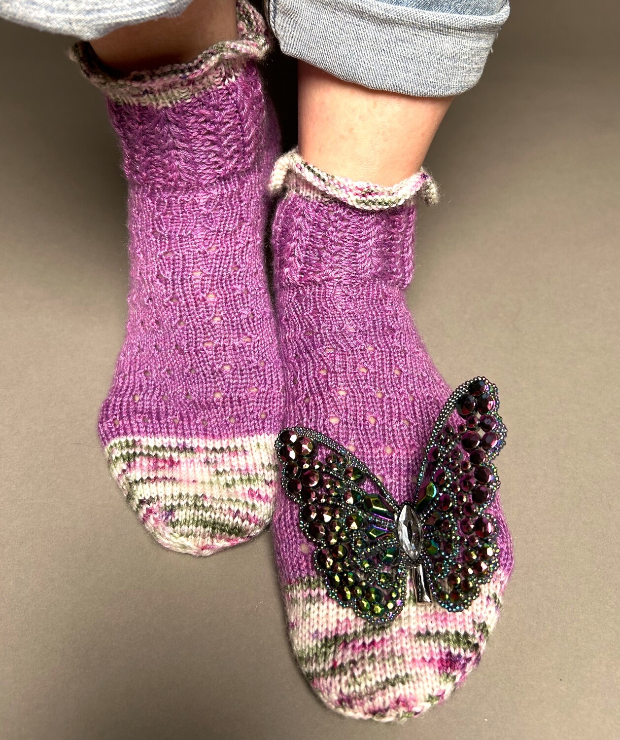 Sock-Set »2 Herzen« Strickanleitung
