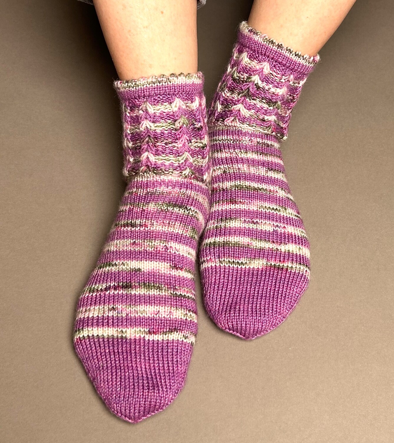 Sock-Set »2 Herzen« Strickanleitung