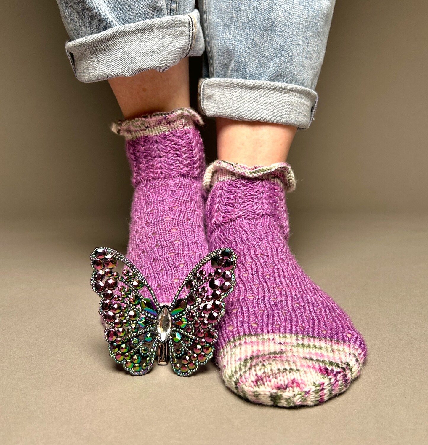 Sock-Set »2 Herzen« Strickanleitung