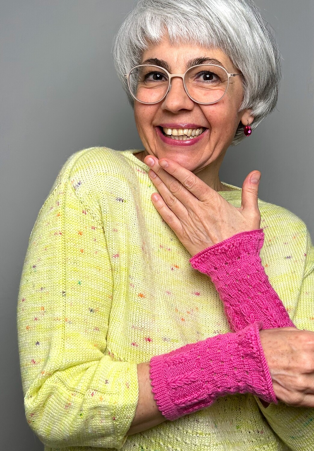 Pulswärmer »Herzchen« Strickanleitung