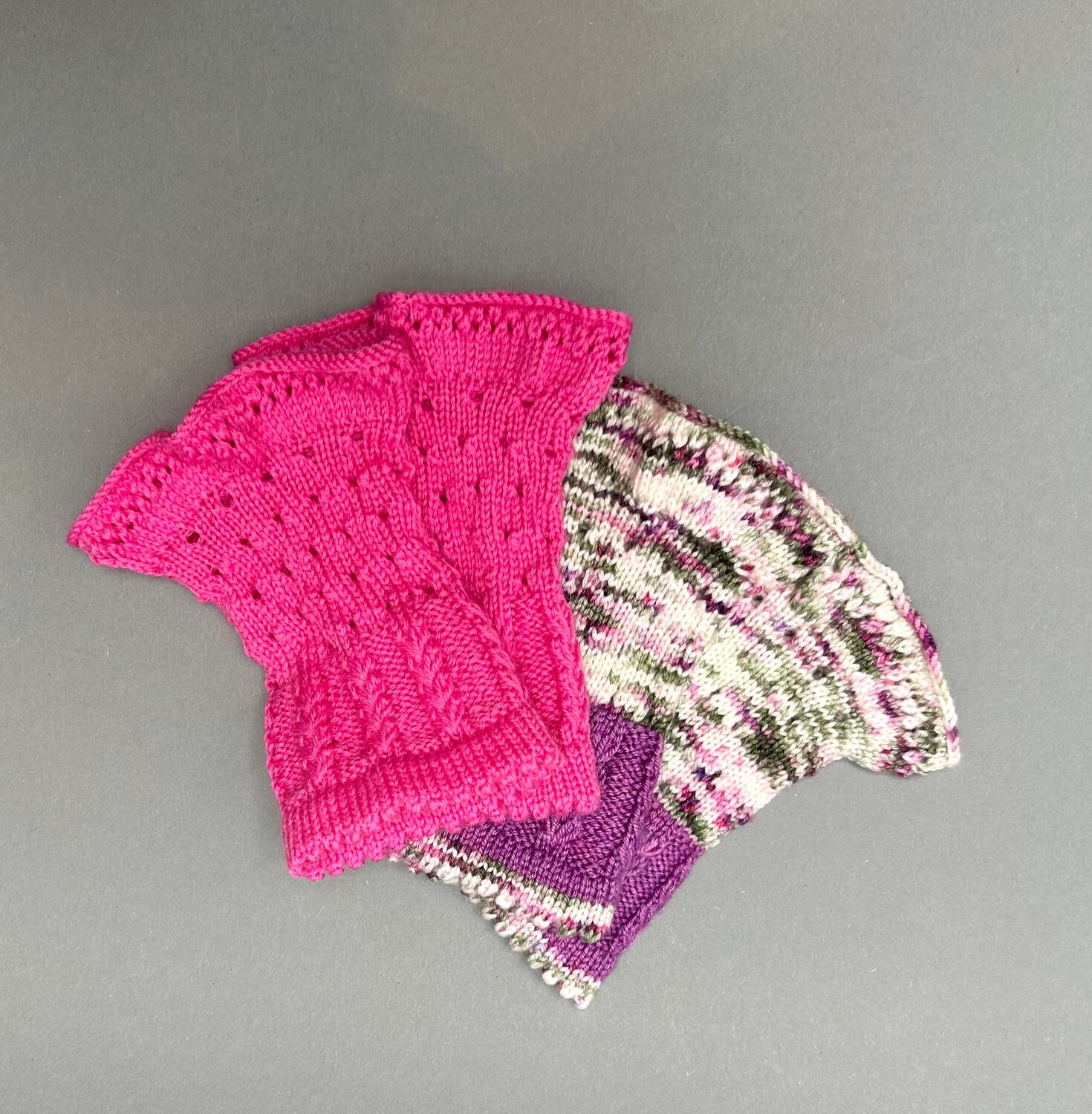 2-er Set Pulswärmer »Herzchen« & Sock-Set  »2 Herzen« Strickanleitungen