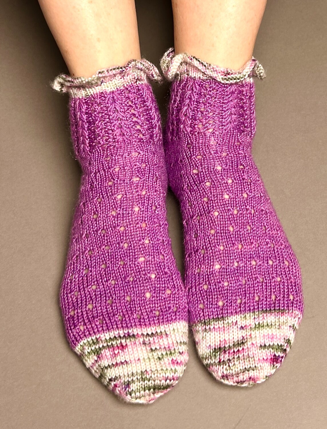 2-er Set Pulswärmer »Herzchen« & Sock-Set  »2 Herzen« Strickanleitungen