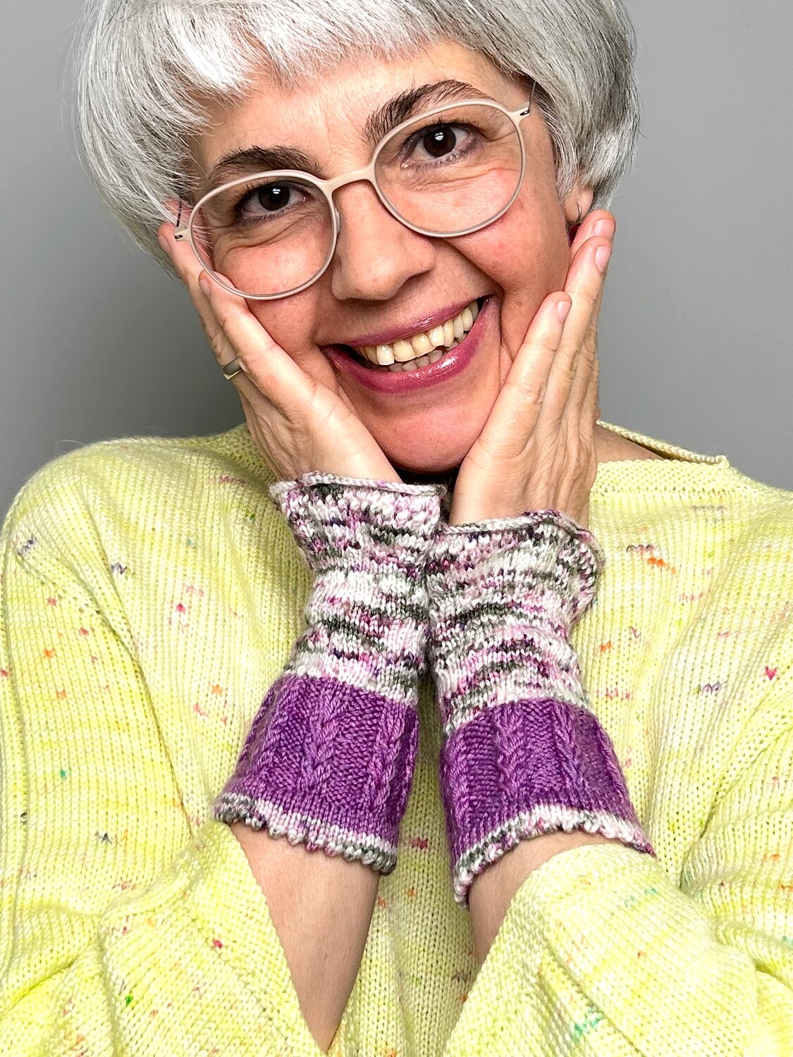 2-er Set Pulswärmer »Herzchen« & Sock-Set  »2 Herzen« Strickanleitungen
