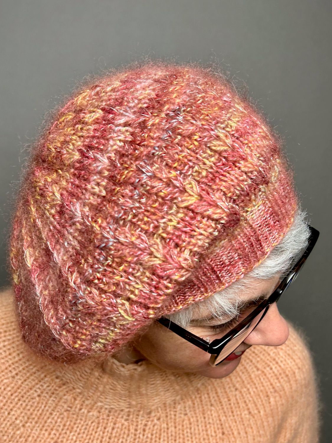 Baskenmütze »Herzchen« Strickanleitung