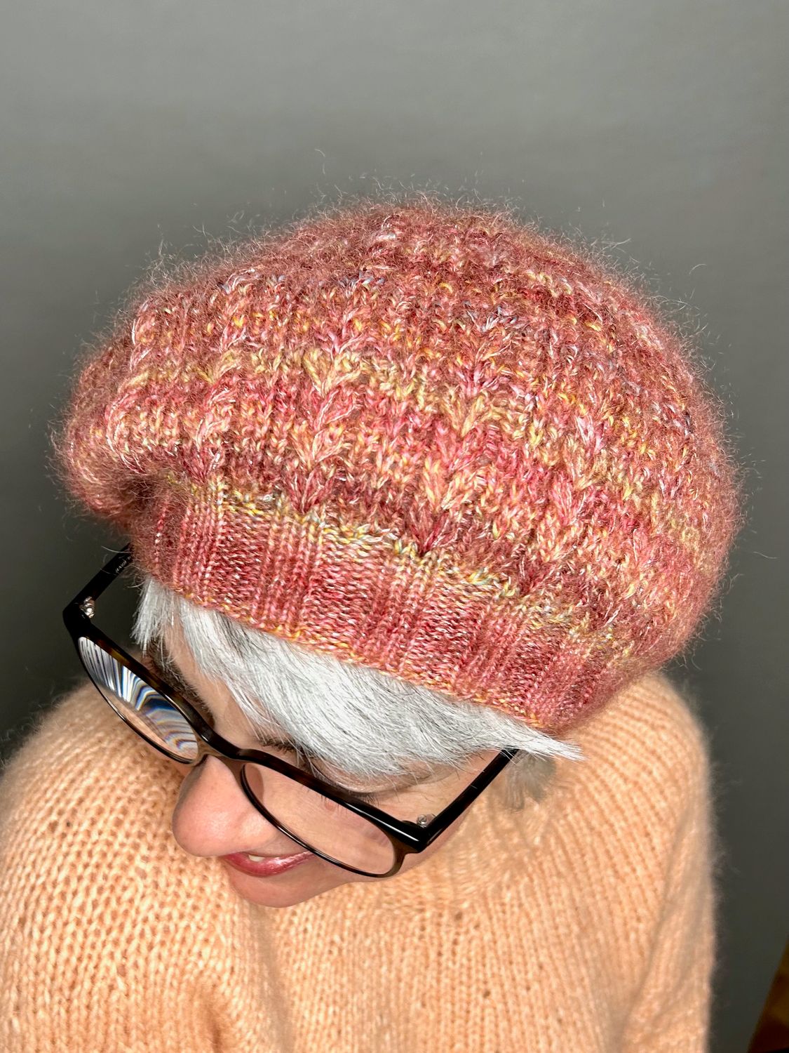 Baskenmütze »Herzchen« Strickanleitung