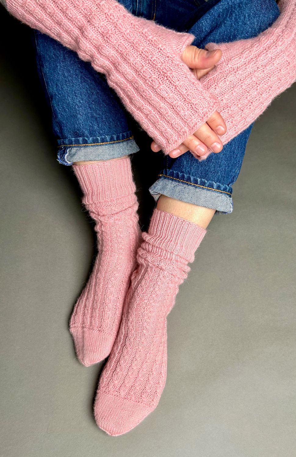 2-er Set Socken und Handstulpen »Ballerina« Strickanleitungen
