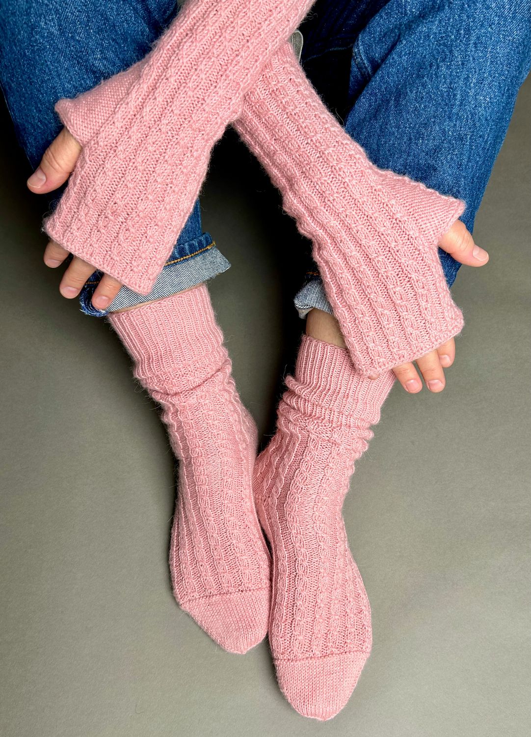 2-er Set Socken und Handstulpen »Ballerina« Strickanleitungen