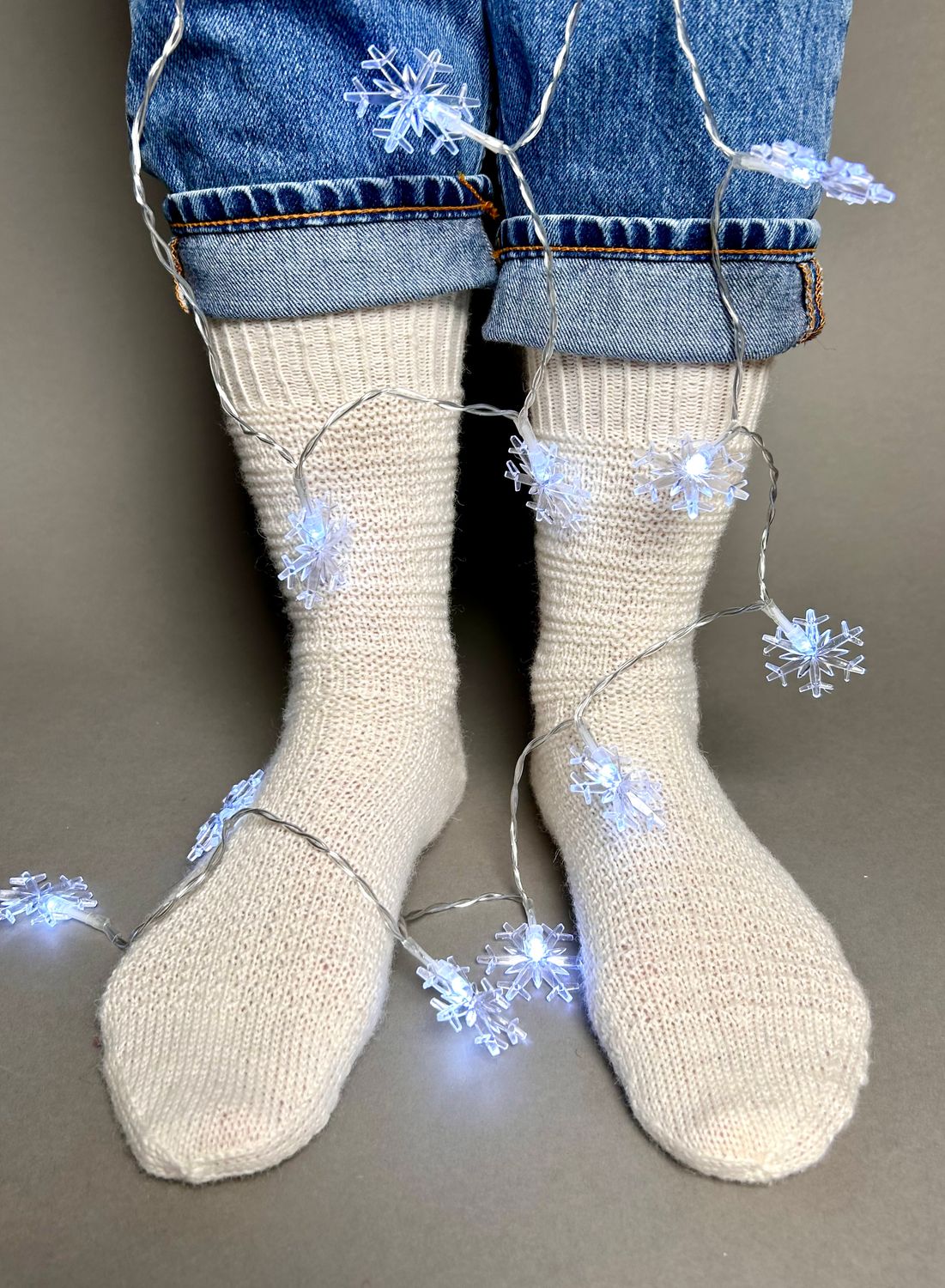 Socke »Erster Schnee« Strickanleitung
