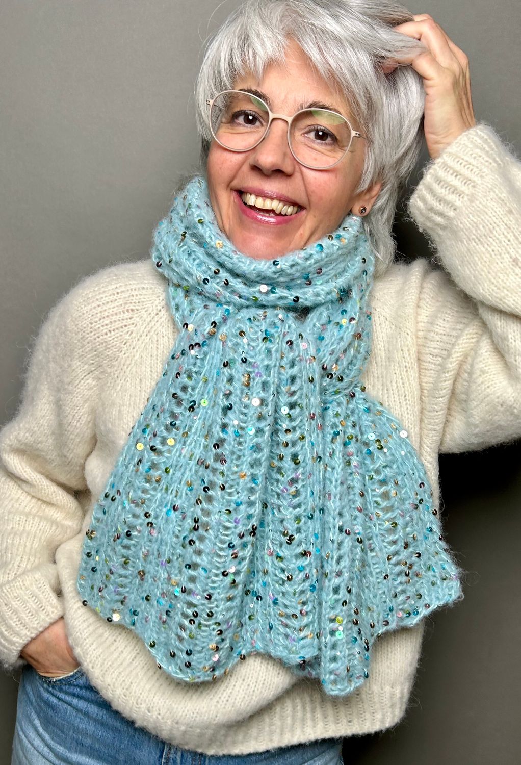 2er-Set »Ocean« Beanie und Scarf Strickanleitungen