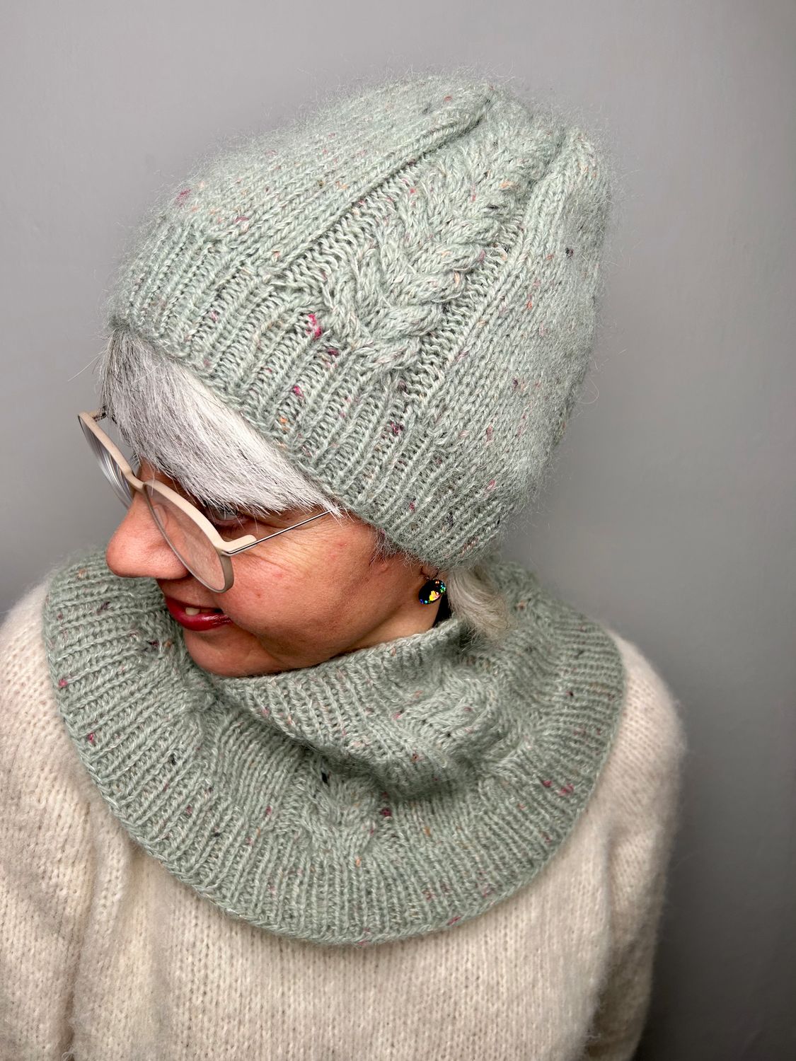 2-er Set Beanie und Cowl »Cozy Cable« Strickanleitungen