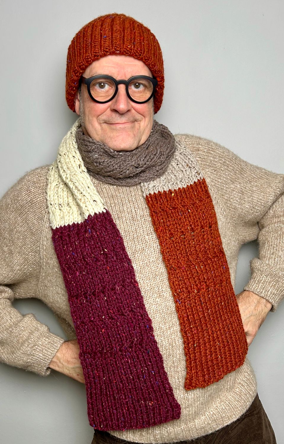3er-Set aus »Winter«-Scarf, »Winter«-Slit-Scarf & »Winter«-Beanie Strickanleitungen 3er-Set aus »Winter«-Scarf, »Winter«-Slit-Scarf & »Winter«-Beanie Strickanleitungen
