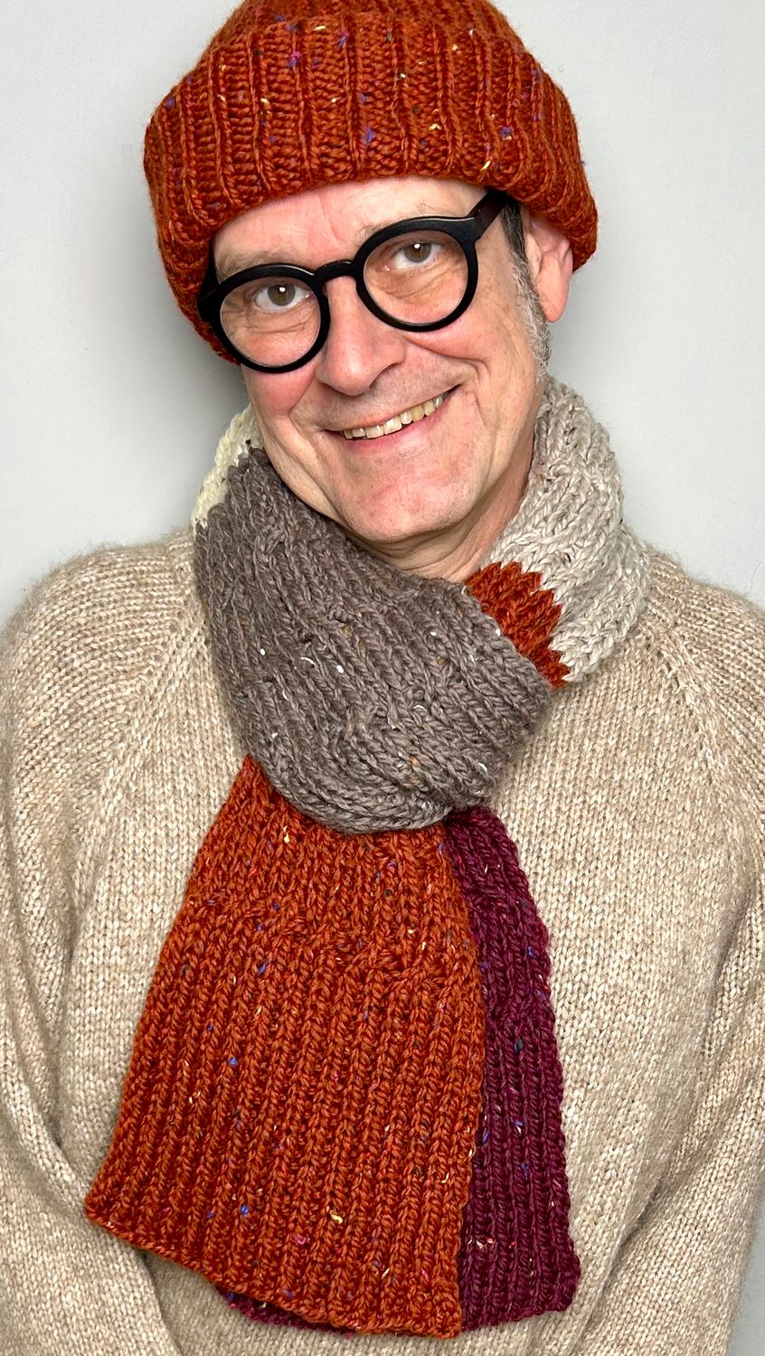 3er-Set aus »Winter«-Scarf, »Winter«-Slit-Scarf & »Winter«-Beanie Strickanleitungen 3er-Set aus »Winter«-Scarf, »Winter«-Slit-Scarf & »Winter«-Beanie Strickanleitungen