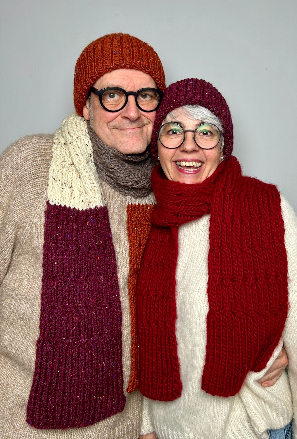 »Winter«-Scarf & »Winter«-Slit-Scarf Strickanleitung
