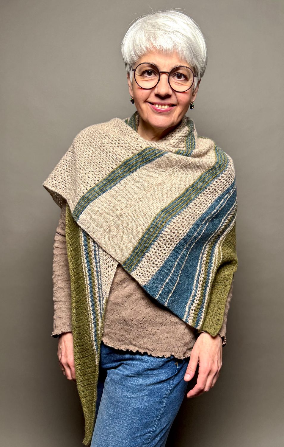 »Nordsee«-Tuch Strickanleitung