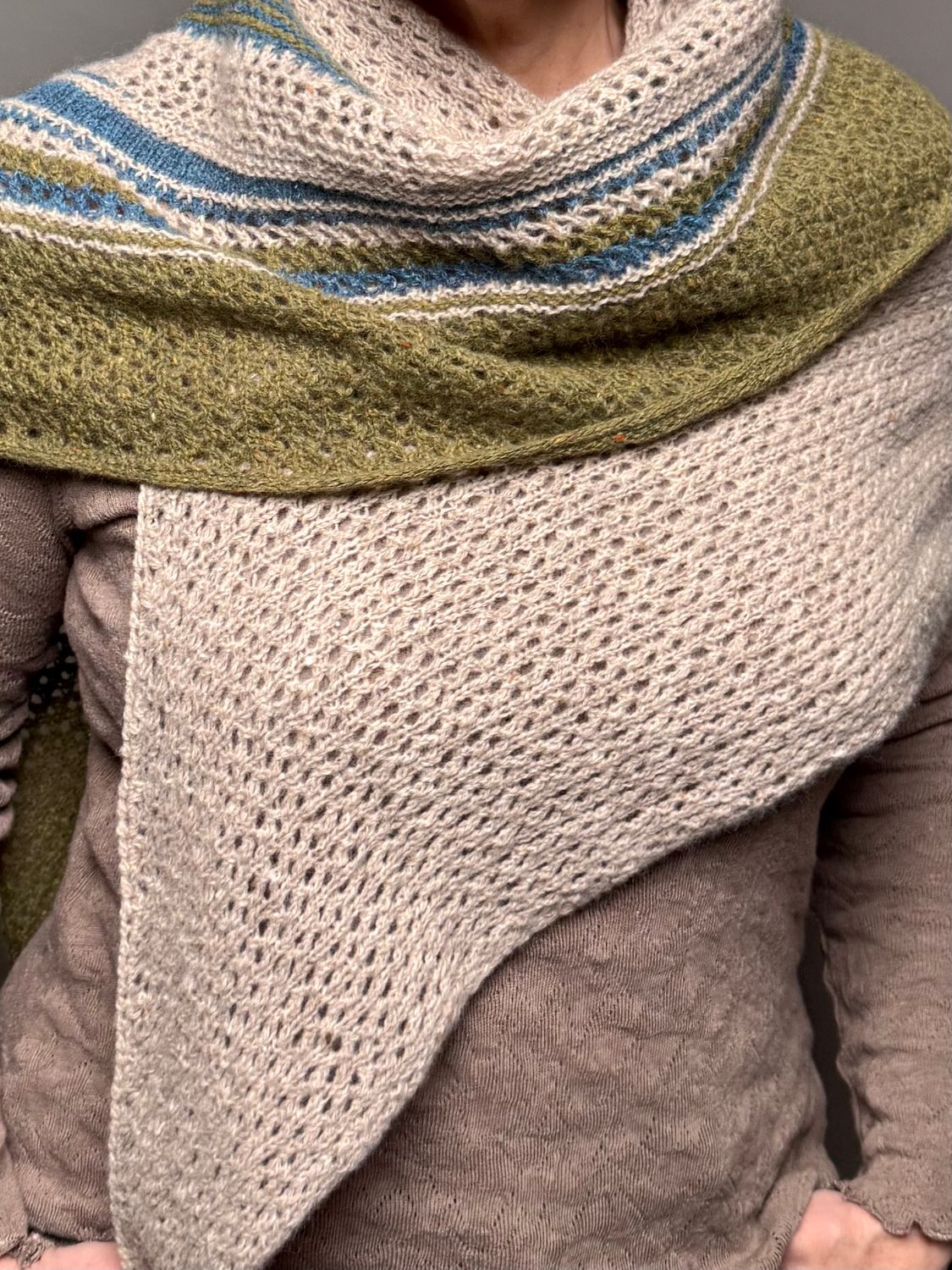 »Nordsee«-Tuch Strickanleitung