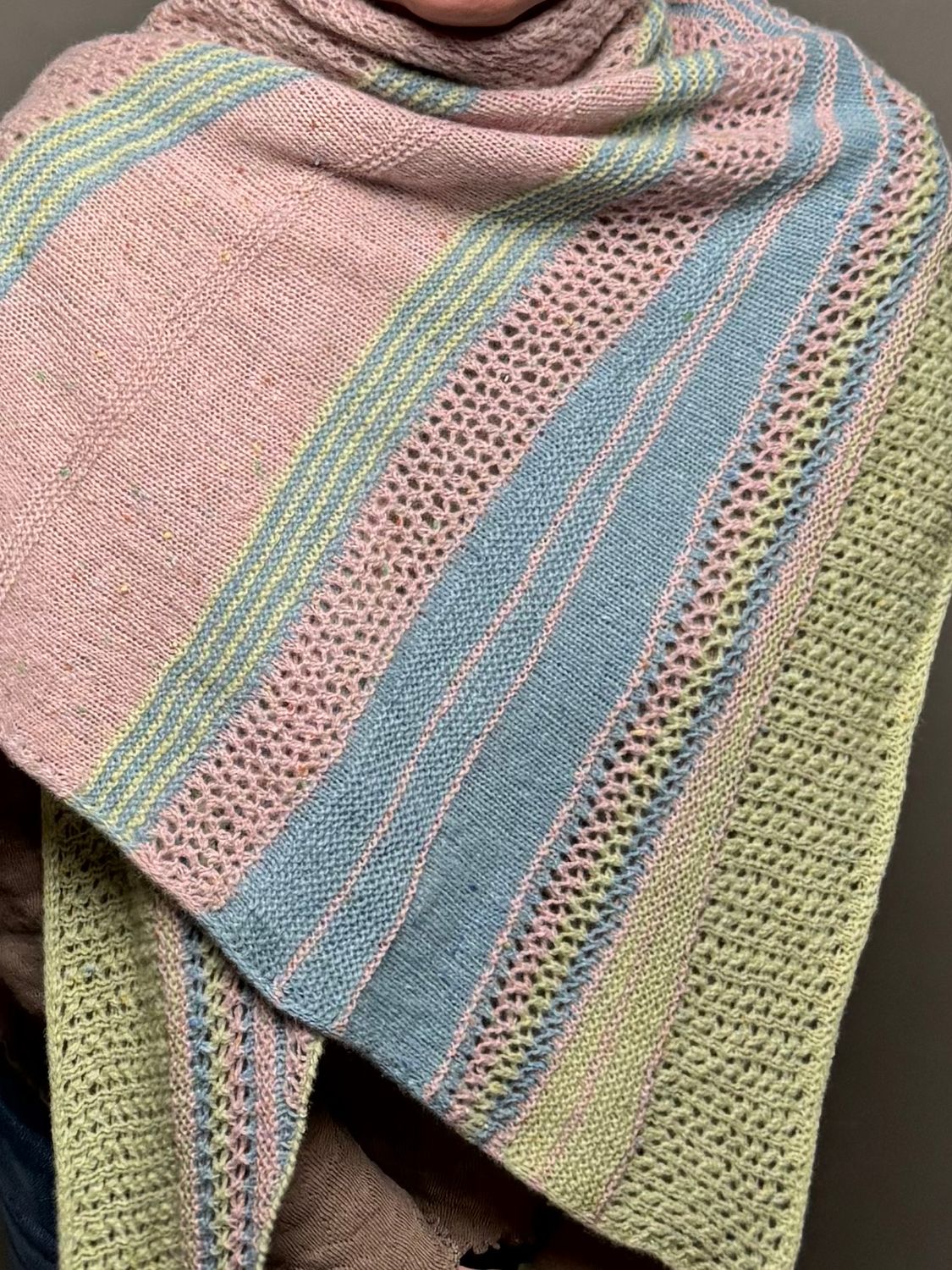 »Nordsee«-Tuch Strickanleitung
