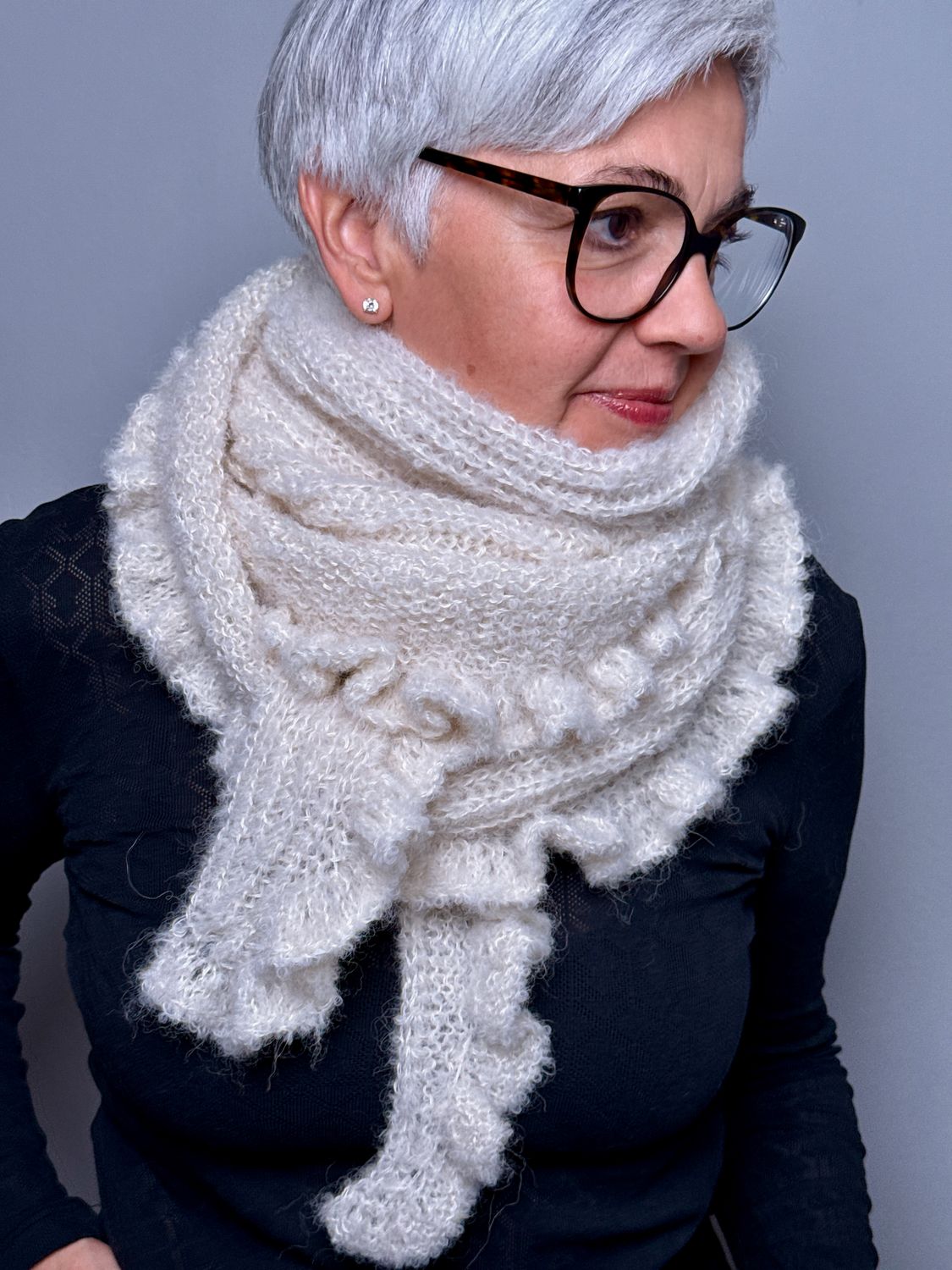 »Foamy« Scarf Strickanleitung