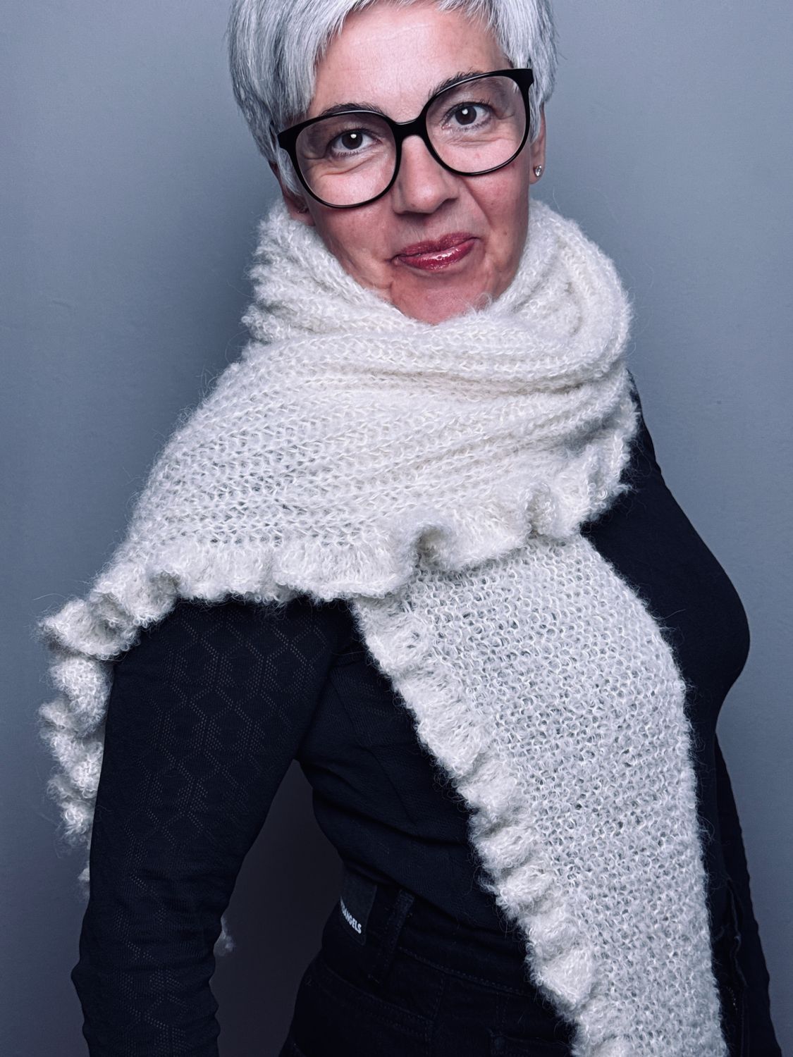 »Foamy« Scarf Strickanleitung