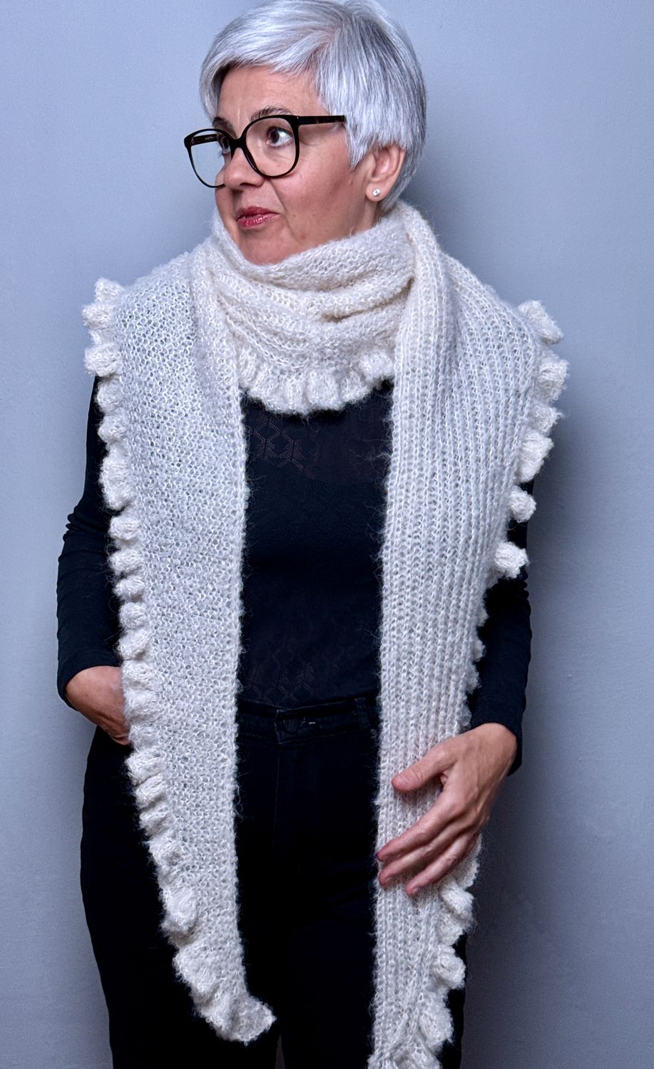 »Foamy« Scarf Strickanleitung