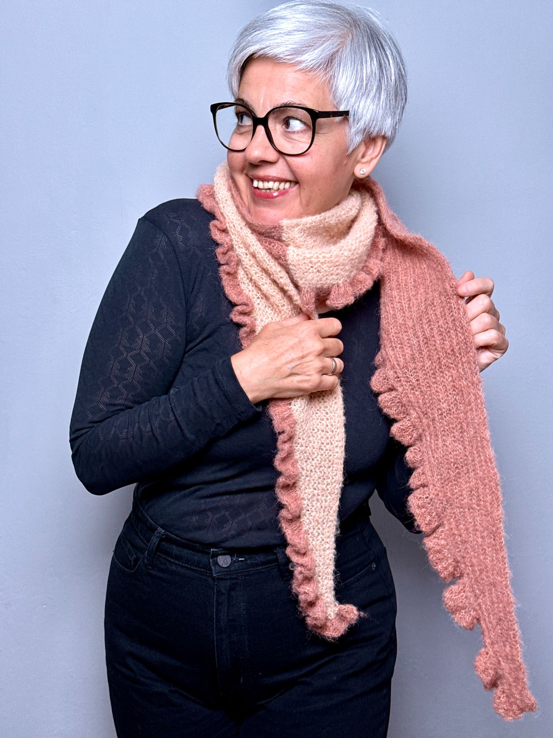 »Foamy« Scarf Strickanleitung