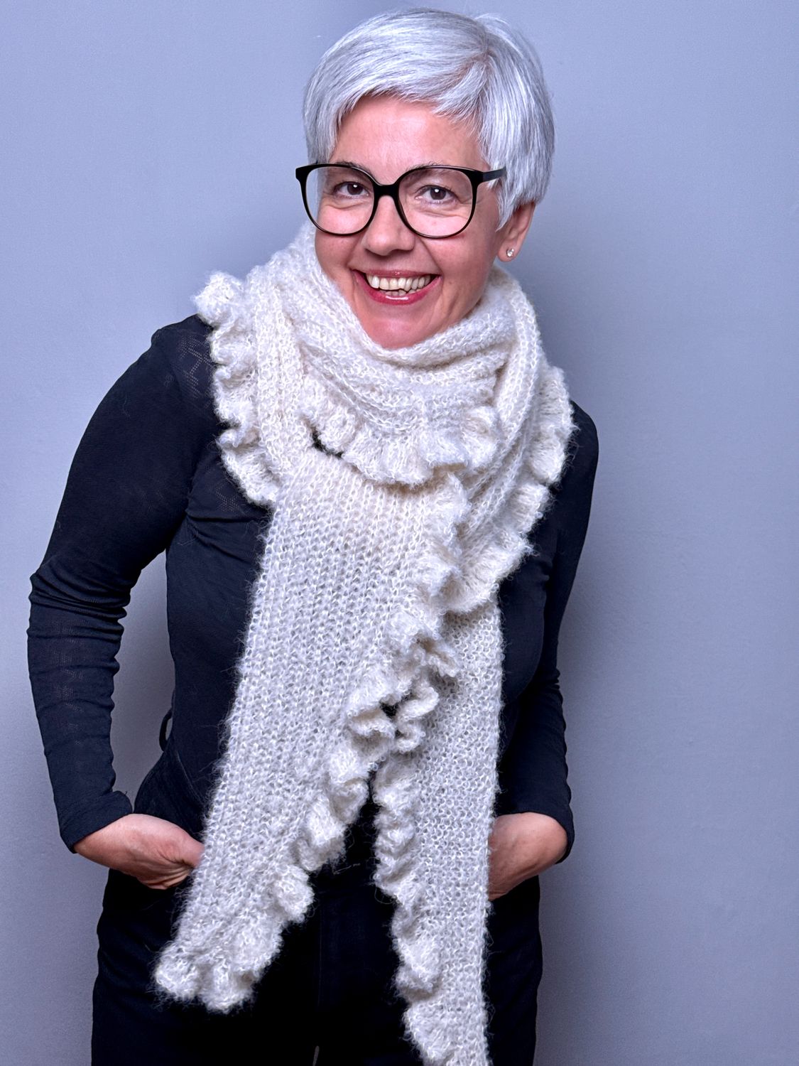 »Foamy« Scarf Strickanleitung