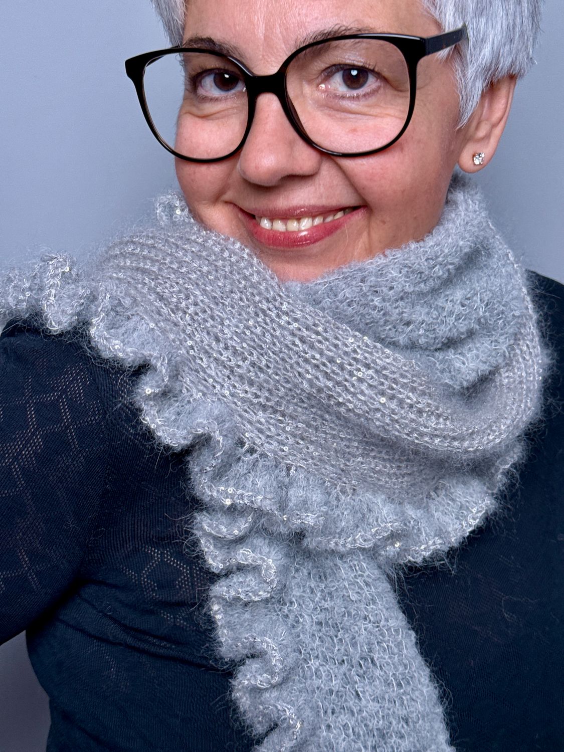 »Foamy« Scarf Strickanleitung