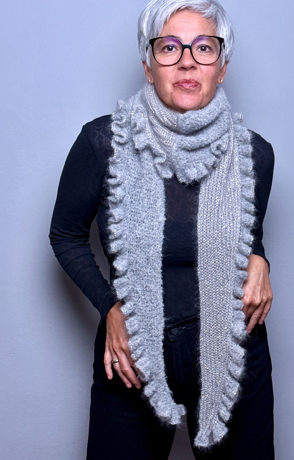 »Foamy« Scarf Strickanleitung
