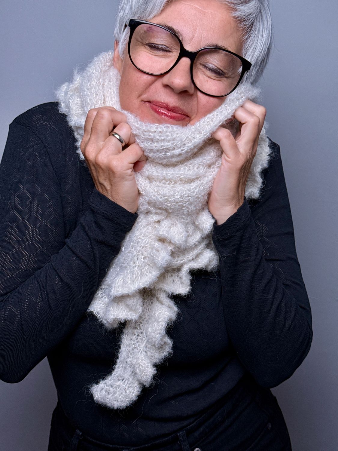 »Foamy« Scarf Strickanleitung