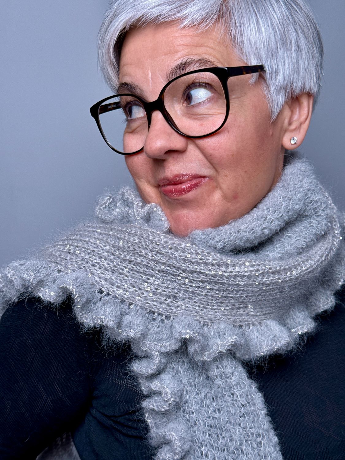 »Foamy« Scarf Strickanleitung