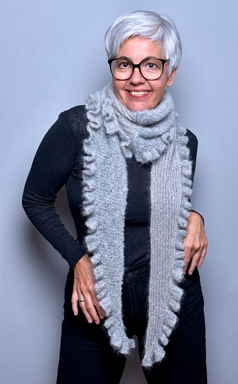 »Foamy« Scarf Strickanleitung
