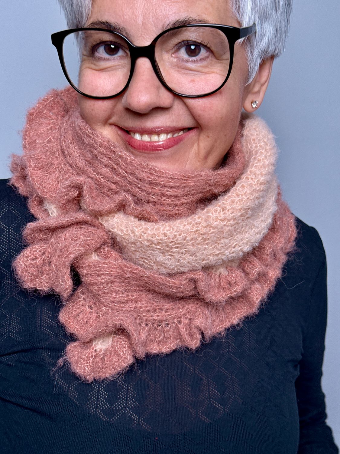 »Foamy« Scarf Strickanleitung