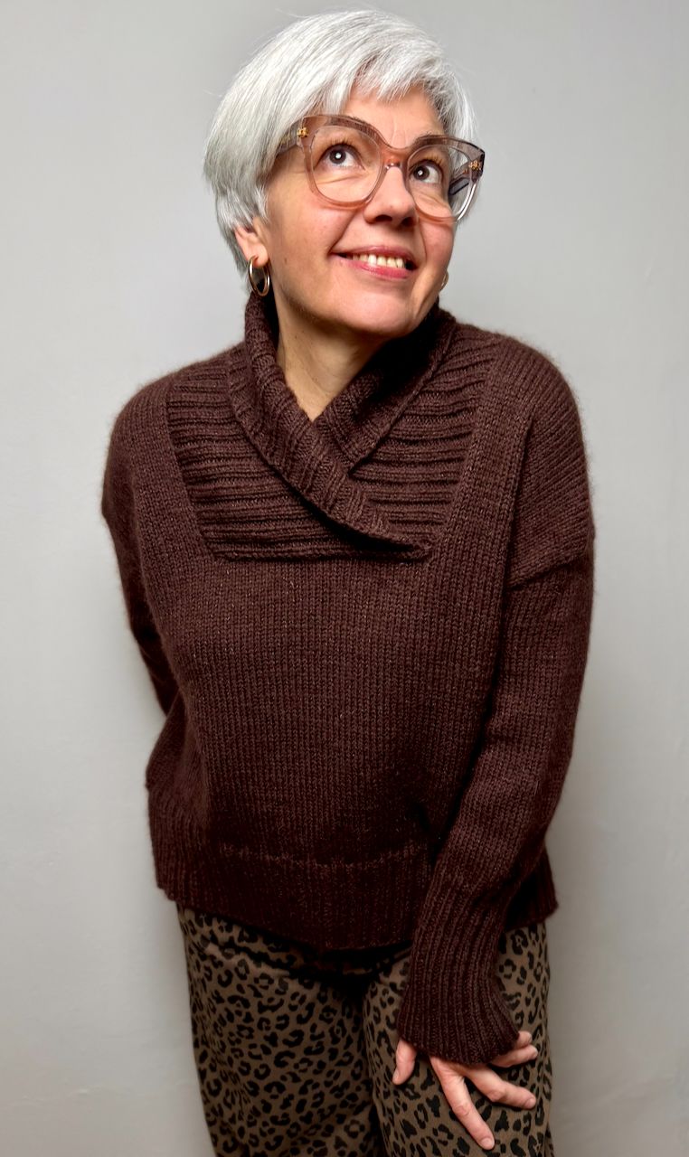 »Snowglimmer«-Sweater Strickanleitung