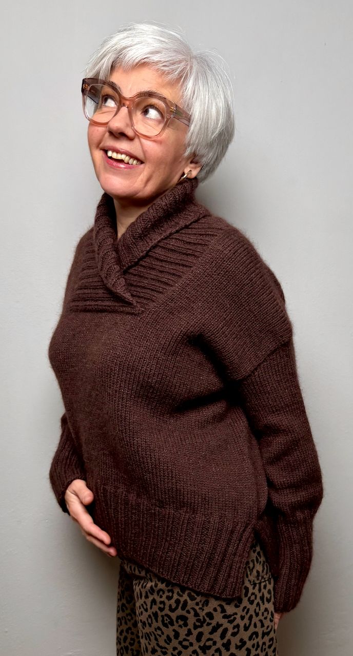 »Snowglimmer«-Sweater Strickanleitung