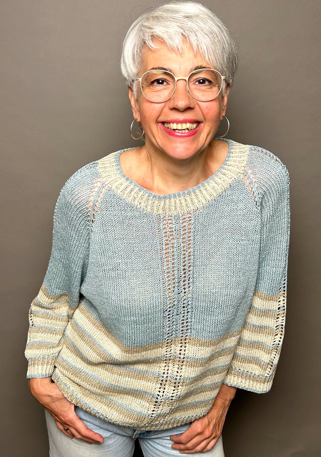 »Ocean« Sweater Strickanleitung