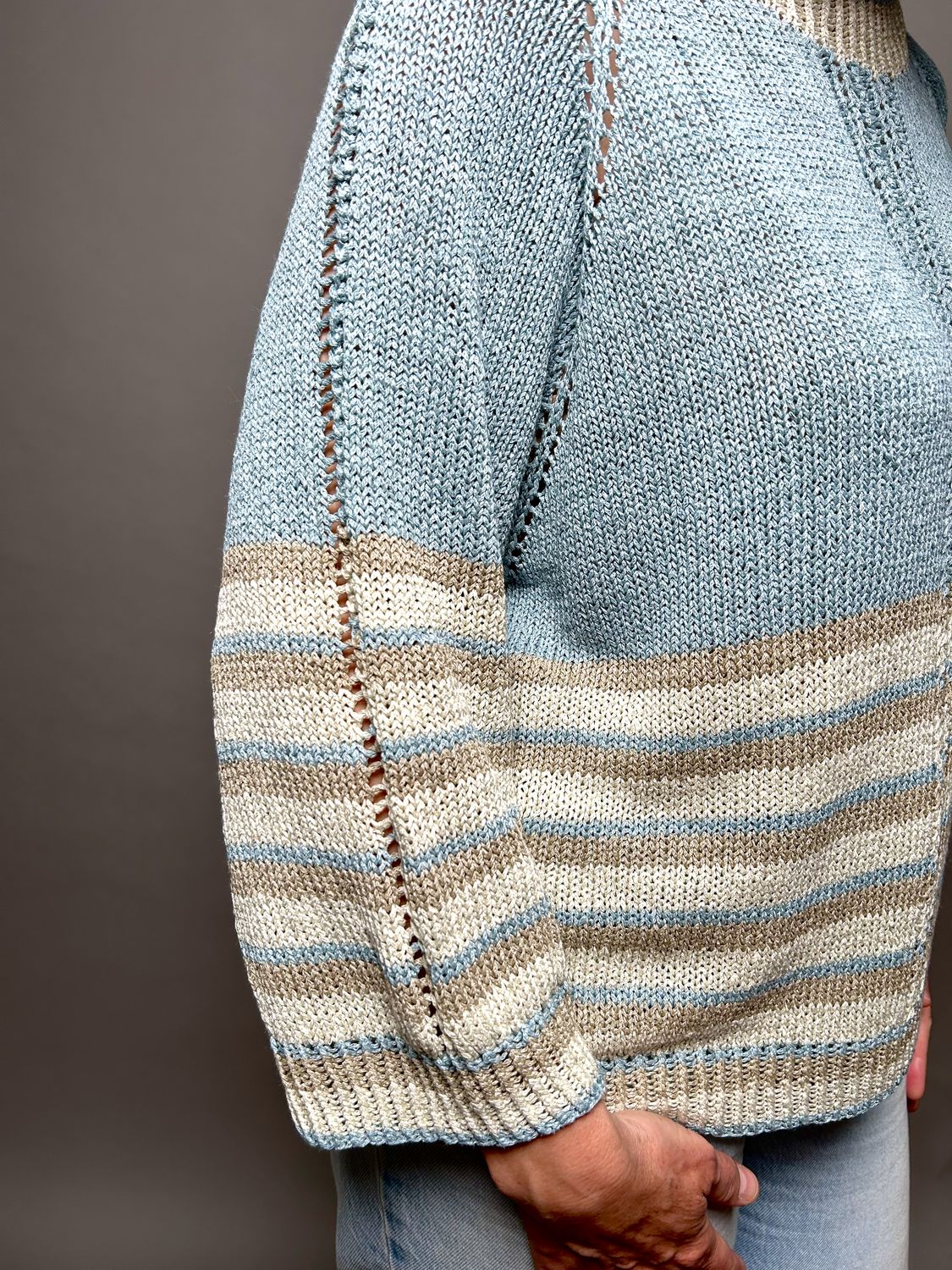 »Ocean« Sweater Strickanleitung