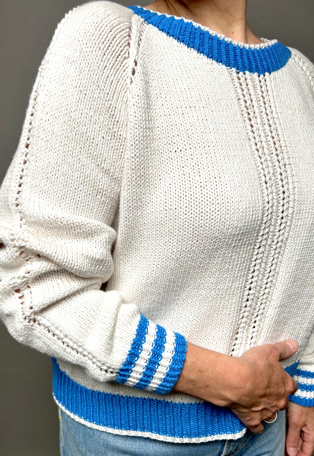»Ocean« Sweater Strickanleitung