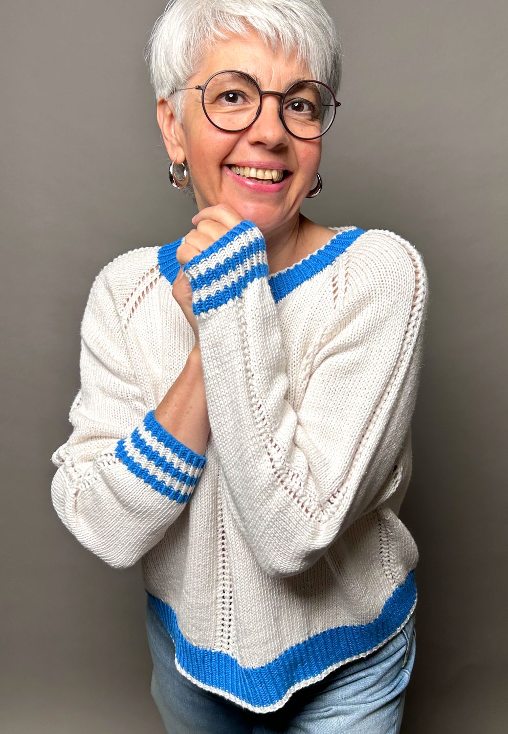 »Ocean« Sweater Strickanleitung