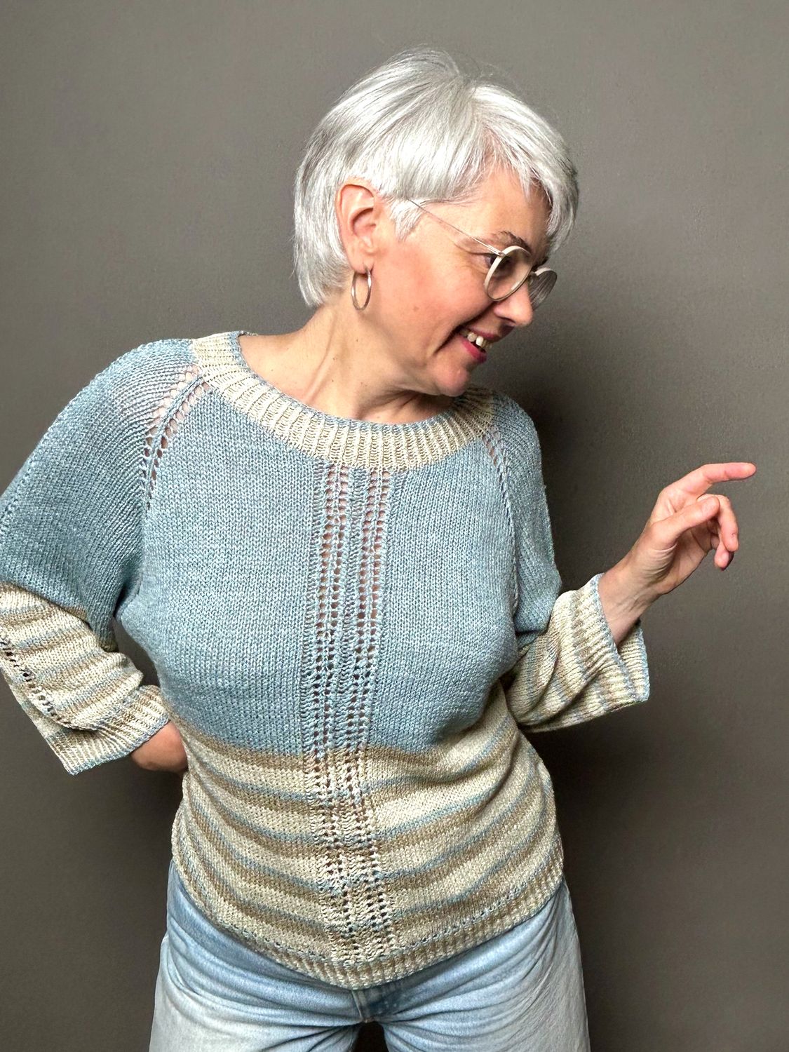 »Ocean« Sweater Strickanleitung
