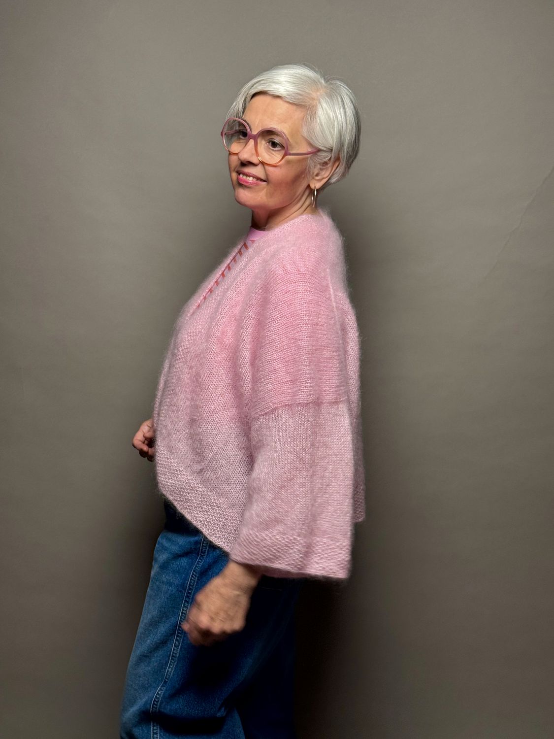 »Kimono«-Cardigan Strickanleitung
