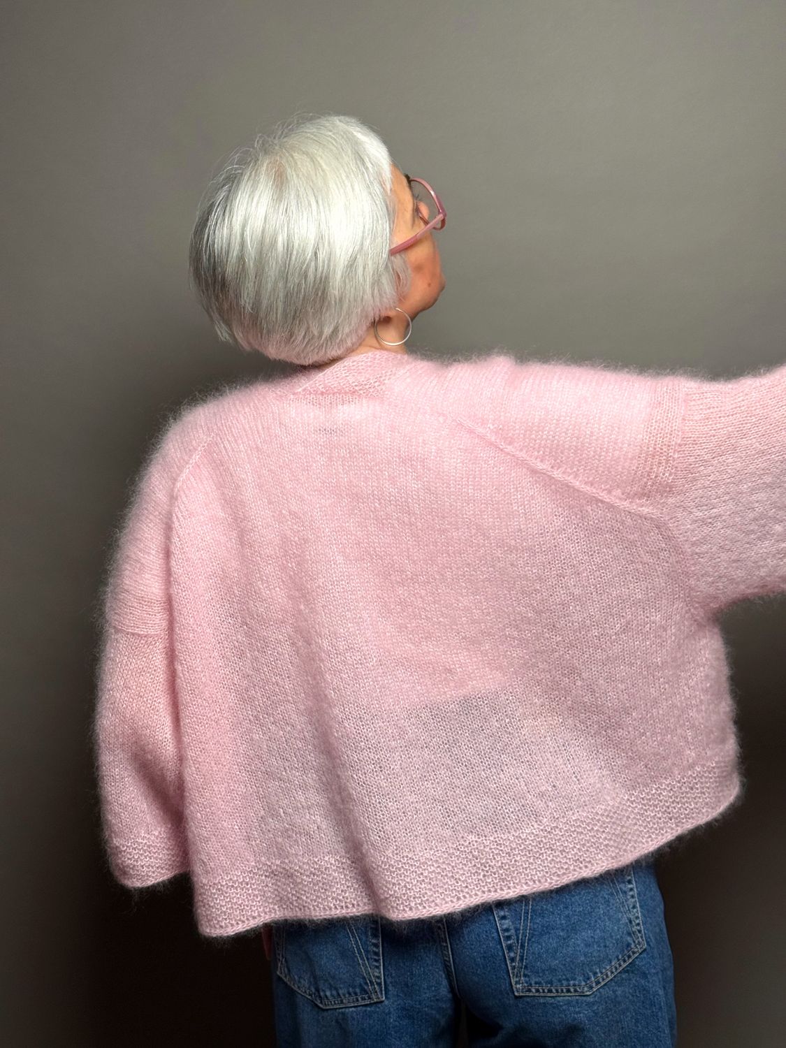 »Kimono«-Cardigan Strickanleitung