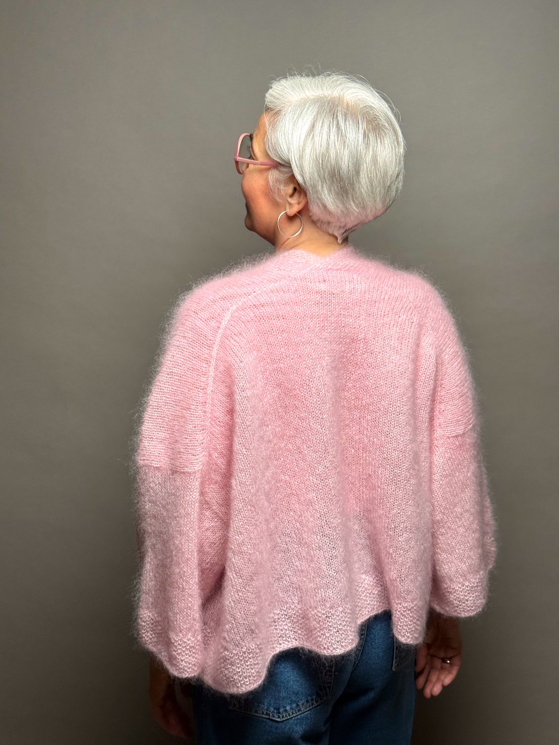 »Kimono«-Cardigan Strickanleitung