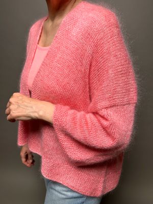 »Kimono«-Cardigan Strickanleitung