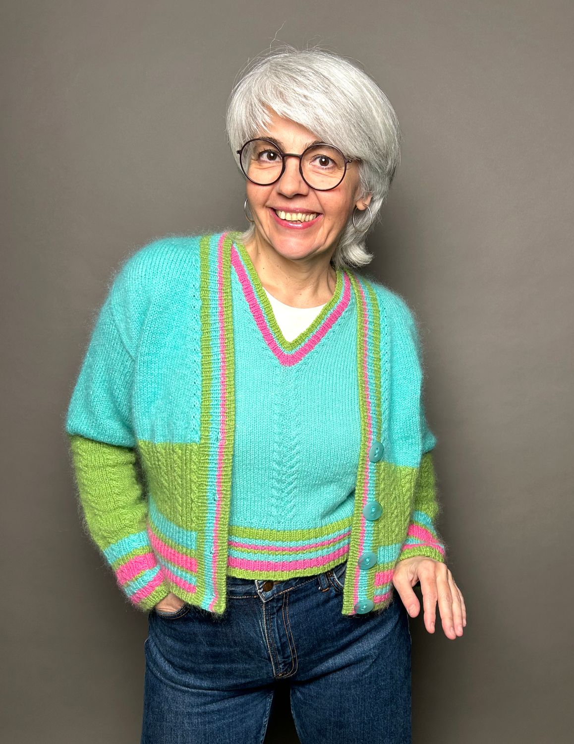 »MyCollege«-Cardigan Strickanleitung »MyCollege«-Cardigan Strickanleitung