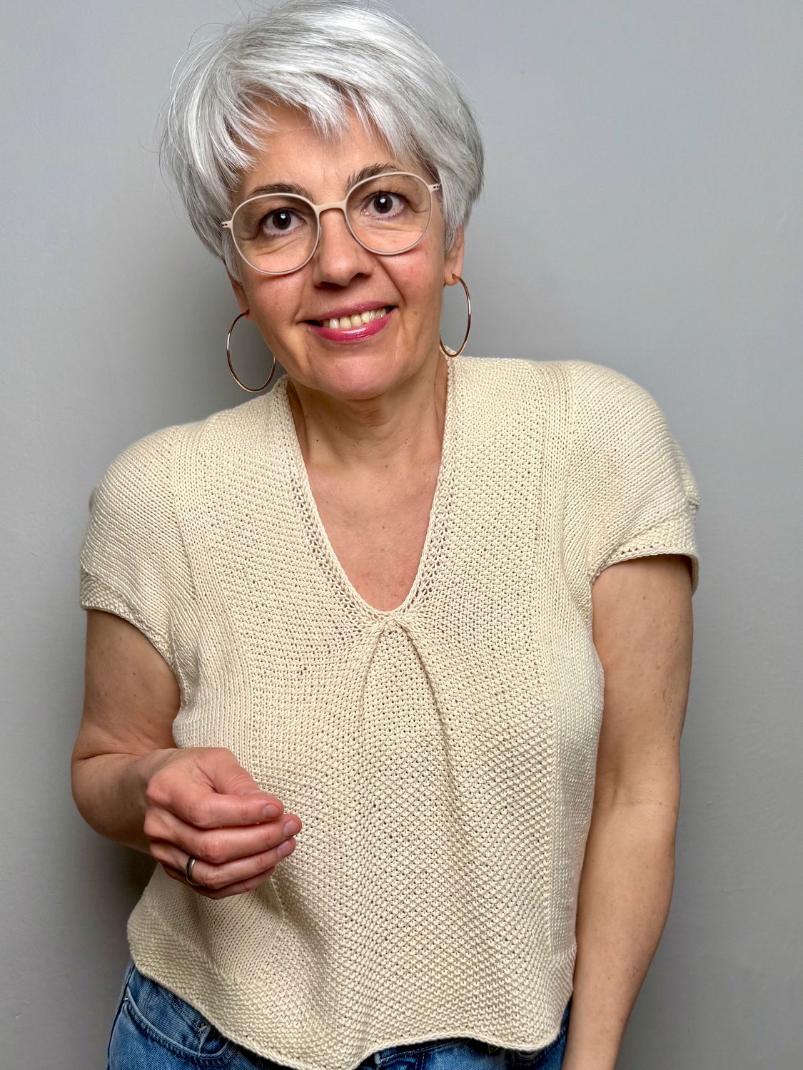 »Kimono«-Top Strickanleitung