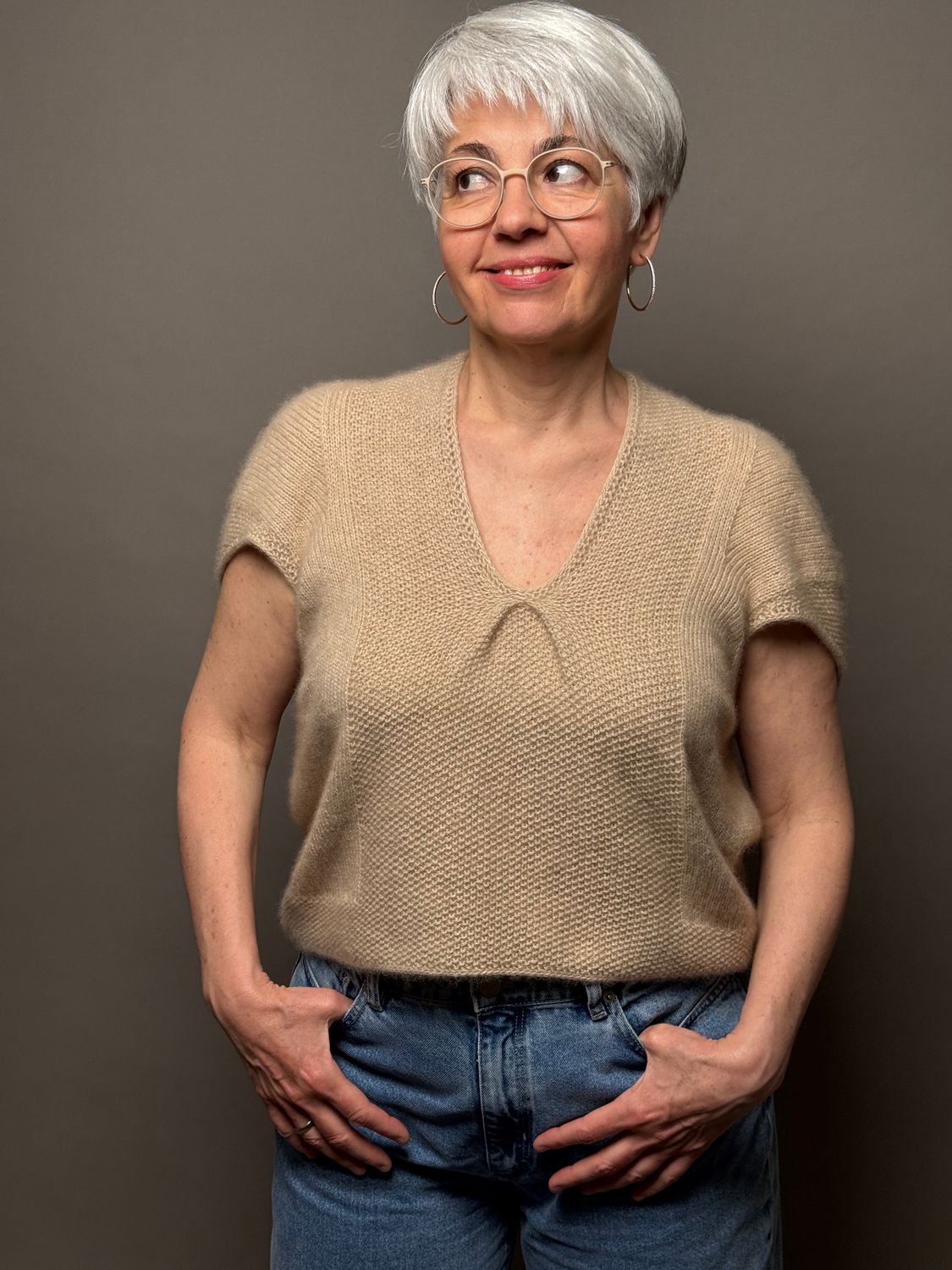 »Kimono«-Top Strickanleitung