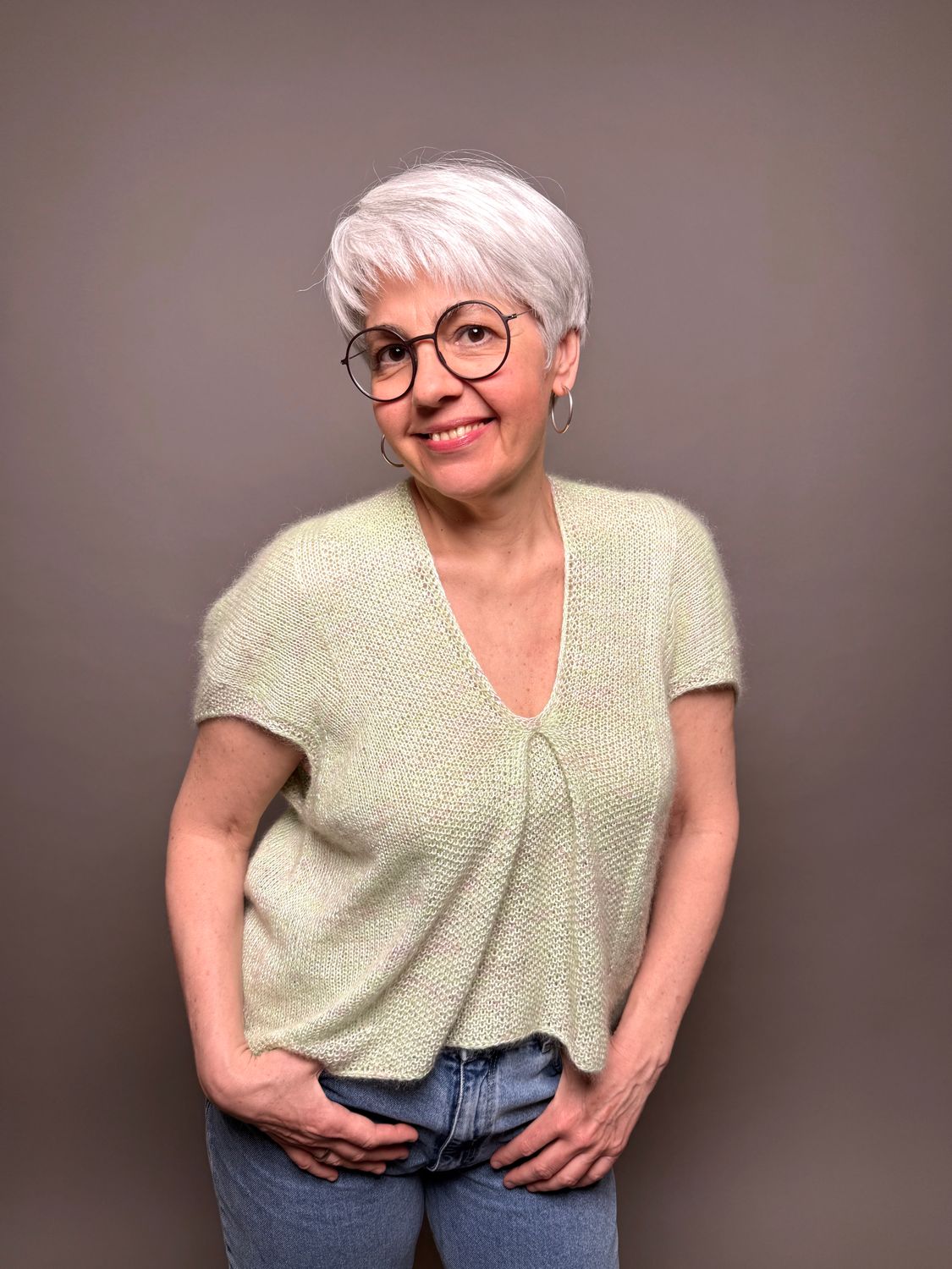 »Kimono«-Top Strickanleitung
