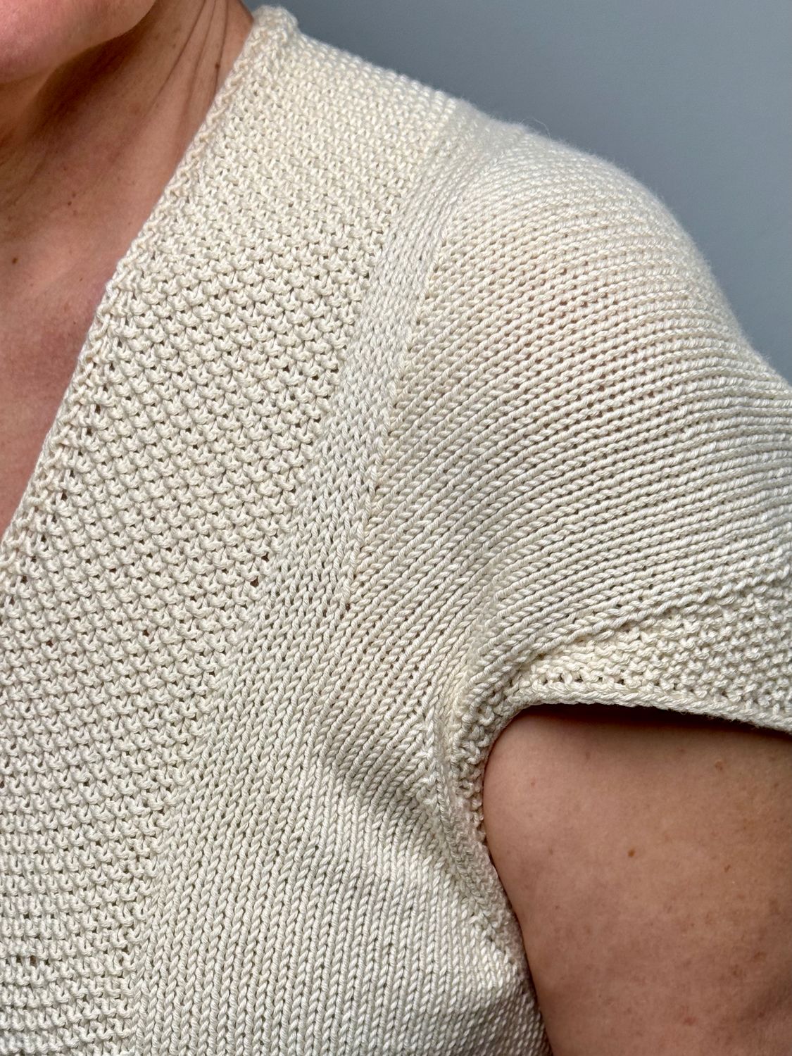 »Kimono«-Top Strickanleitung