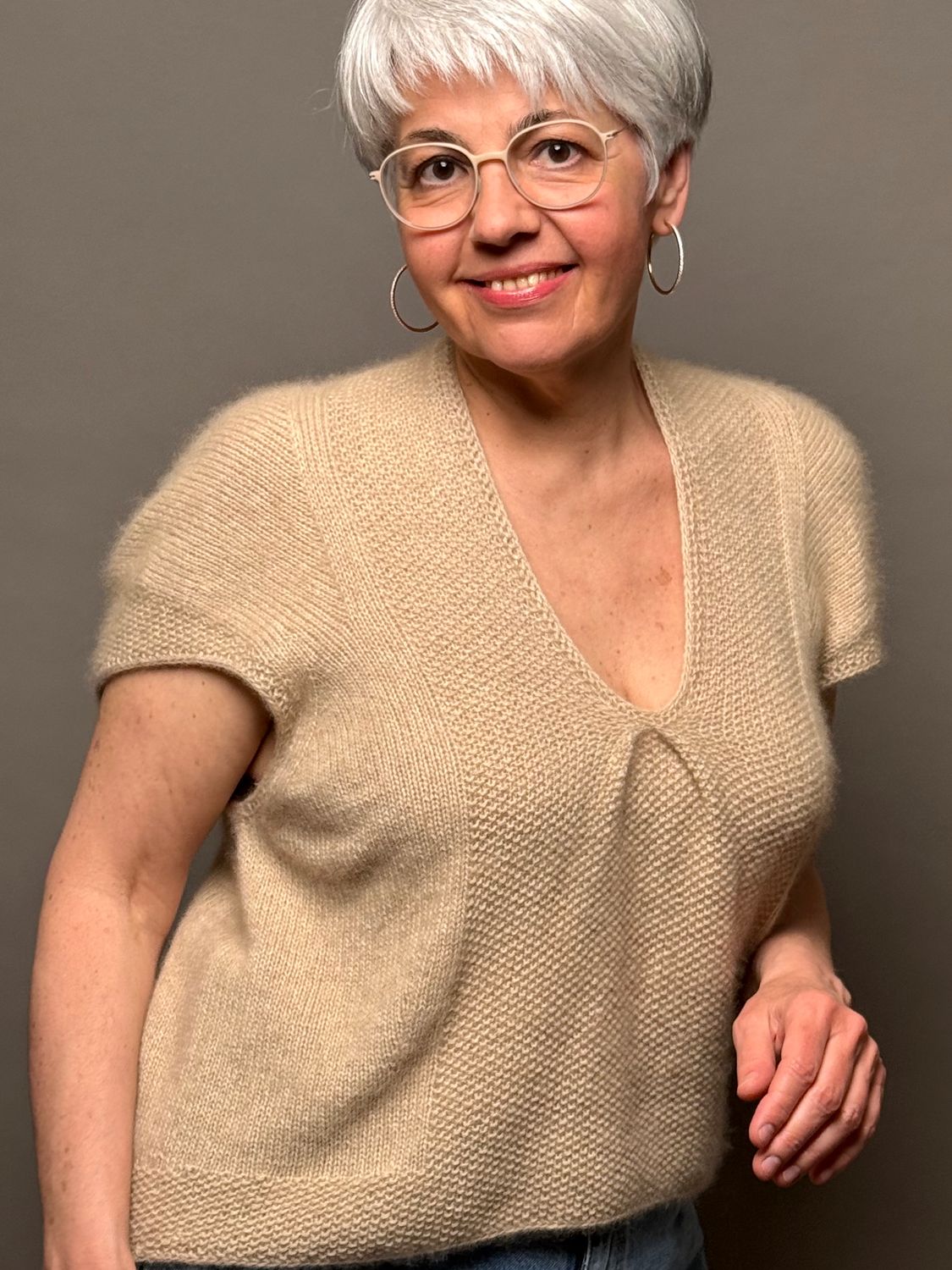 »Kimono«-Top Strickanleitung