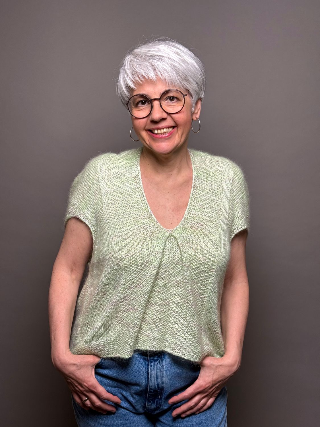 »Kimono«-Top Strickanleitung